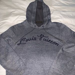 Louis Vuitton hoodie grey/blue